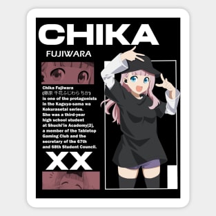 Chika Fujiwara - Kaguya-sama wa Kokurasetai Sticker